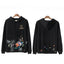 Gallery Dept Paint Splatter Black Hoodie