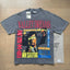 VALEFOREVER Grey Washed Valley Dreams A Better Tomorrow Retro Movie Graphic T-Shirt