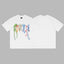 Revenge Multicolor Arch Logo Short Sleeve T-Shirt White