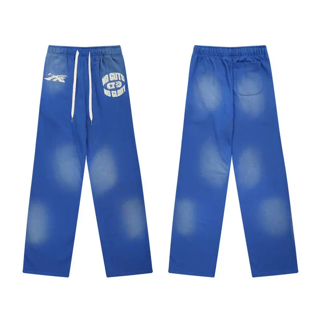 Blue Hellstar Printed Flare Sweatpants Hover Image