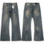 Gallery Dept. Multi-Color Paint Splatter Distressed Denim Jeans