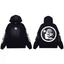 Hellstar Black Sleeve Print Hoodie