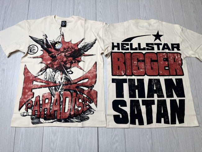 Hellstar Bigger Than Satan Explosion Print T-shirt Hover Image