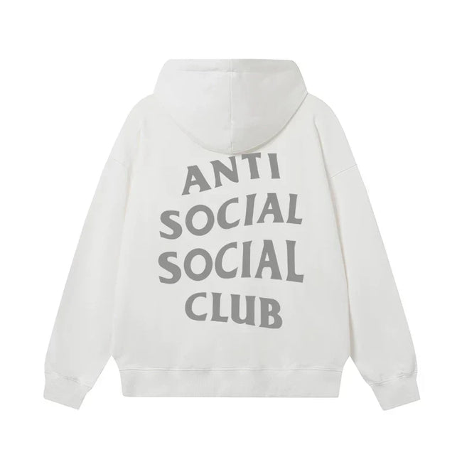 Anti Social Social Club Classic Logo Hoodie - White Hover Image