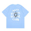 Anti Social Social Club Shattered Glass Logo T-Shirt - Light Blue