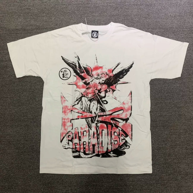 Hellstar Paradise Graphic Cream T-shirt Hover Image