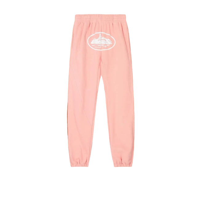 Pink Vintage Graphic Sweatpants – Oversized Streetwear Joggers Hover Image