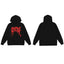 Revenge Black Arch Logo Pullover Hoodie Red