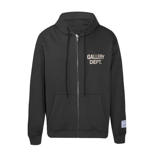 Gallery Dept. Minimalist Logo Zip-Up Hoodie Hover Image