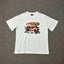 Corteiz “Rules The World” Racing Car Graphic White T-Shirt — Retro Automotive Print on Oversized Streetwear Tee