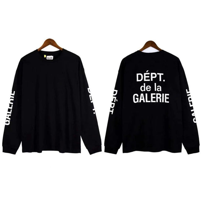 Gallery Dept. Sleeve Print DÉPT. de la GALERIE Long Sleeve T-Shirt - Black/White Hover Image