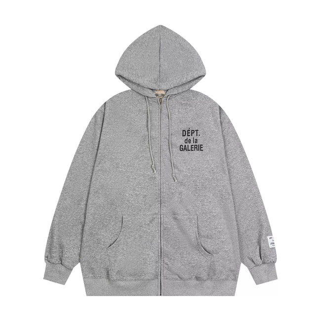 Gallery Dept. Back Logo Graphic Zip-Up Hoodie Hover Image