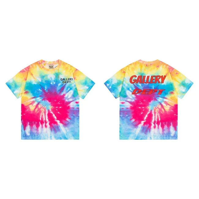 Gallery Dept. Vibrant Sunburst Tie-Dye Short Sleeve T-Shirt - Multi Hover Image