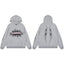 Hellstar Grey Flame Crack Hoodie