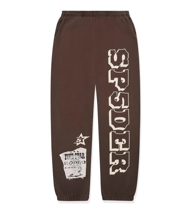 Sp5der 5star Rodeo Sweatpants Brown (Complexcon Exclusive) Hover Image