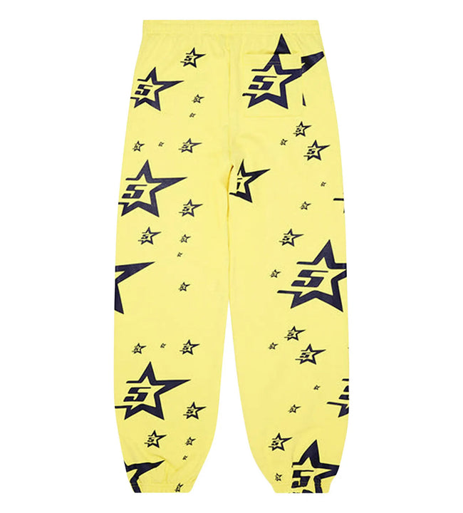 Sp5der 5star Sweatpants Yellow Main Image