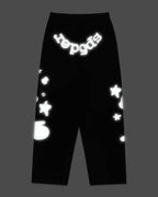 Sp5der Beluga 3M Reflective Sweatpants Black