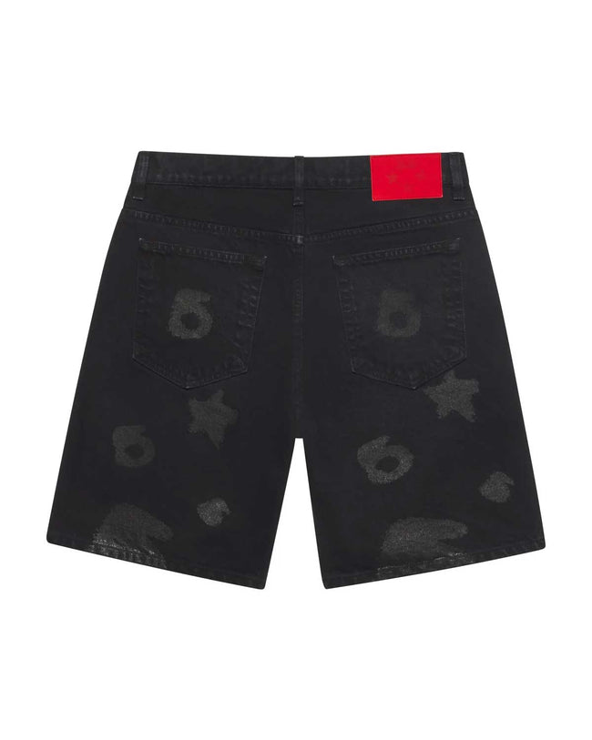 Sp5der Beluga Denim Short Black Main Image