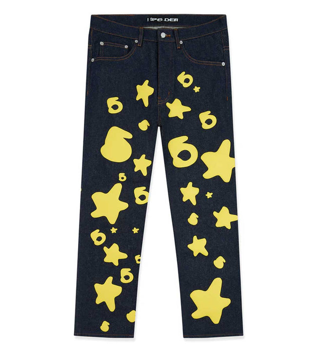 Sp5der Beluga Indigo Denim Blue/Yellow Hover Image