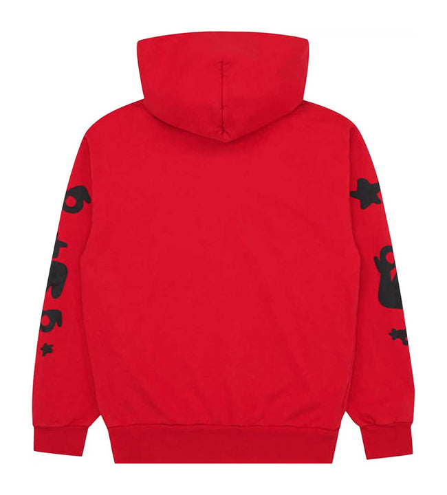 Sp5der Beluga Red Hoodie Main Image