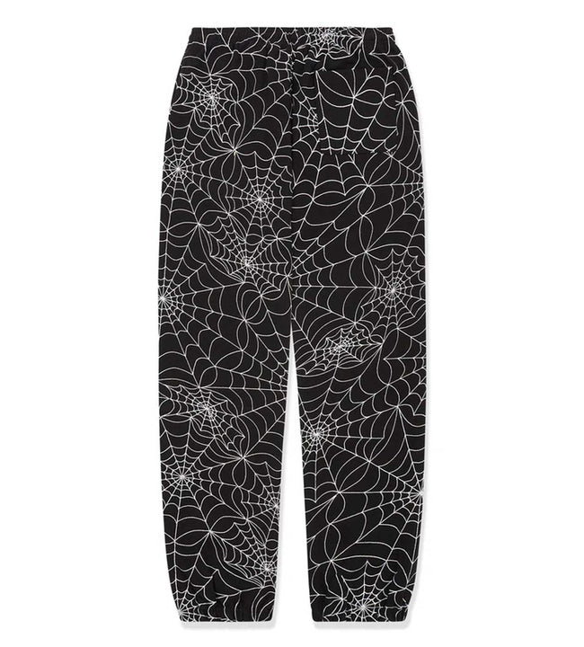 Sp5der Embroidered AOP Sweatpants Black Hover Image