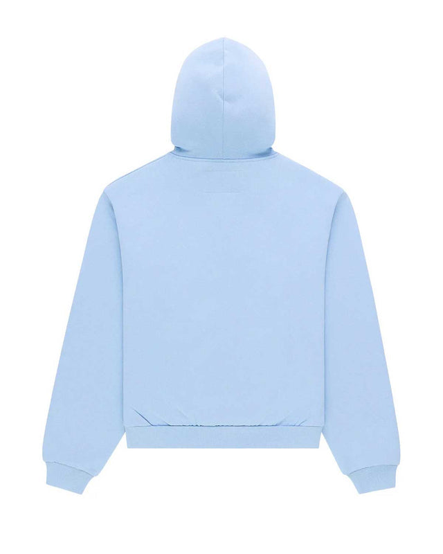 Sp5der OG Logo Mixed Stone Zip Up Hoodie Rock Blue