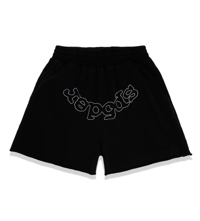Sp5der OG Logo Sweat Shorts Black Hover Image