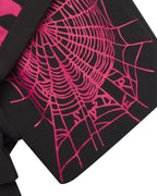 Sp5der OG Web Double Layer Shorts Black/Pink
