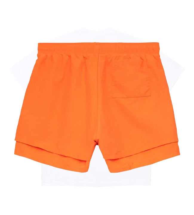 Sp5der Orange OG Web Double Layer Short Main Image