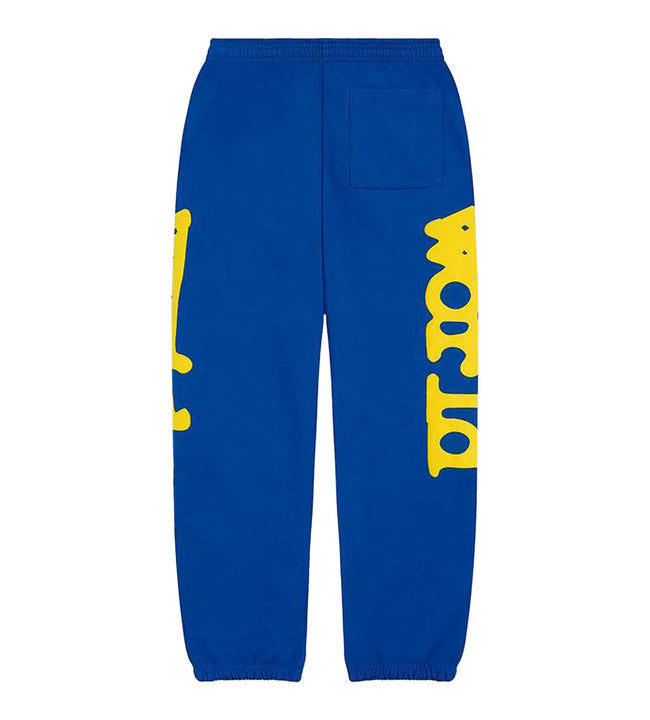 Sp5der TC5 Beluga Sweatpants Blue/Gold Main Image