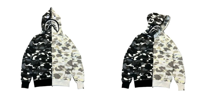 BAPE Shark Full Zip Hoodie Camo Edition Hover Image