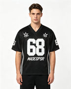 Embroidered sports short sleeves
