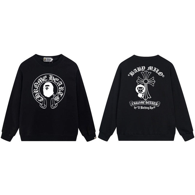 BAPE Graphic Logo Crewneck Sweatshirt Hover Image