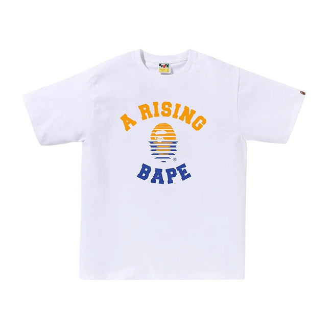 BAPE A Rising Ape College White Tee Hover Image