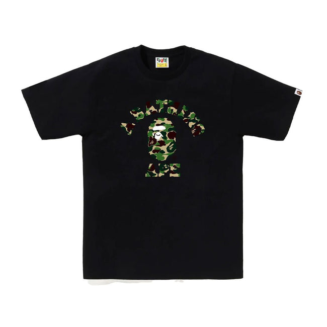 BAPE ABC Camo College Tee Black Hover Image