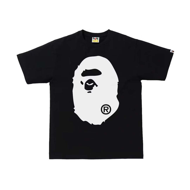 BAPE Bicolor Big Ape Head Tee Black Hover Image