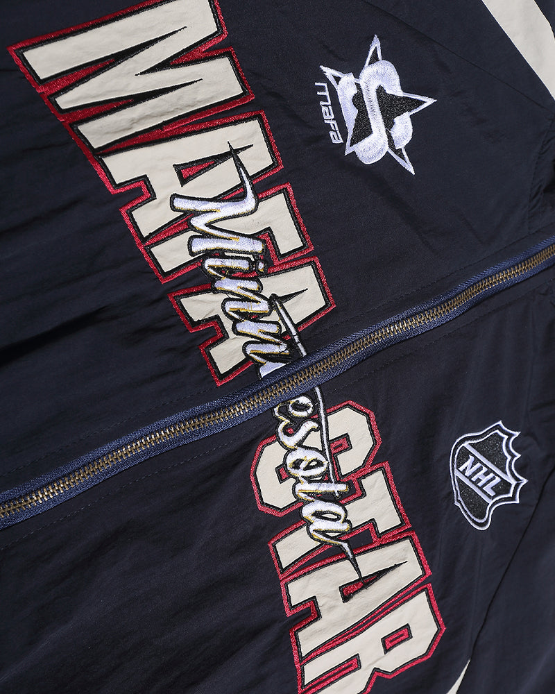 American retro patchwork sports short-sleeved jacket