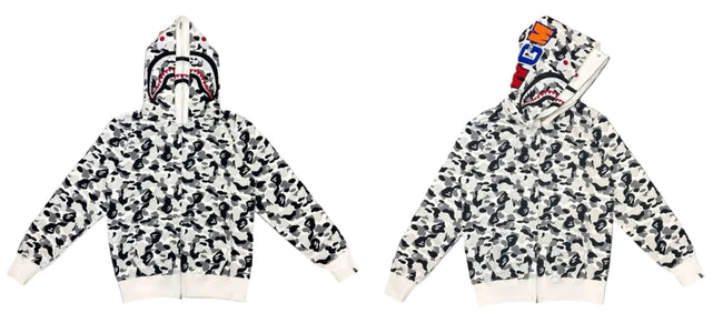 BAPE Shark Full Zip Hoodie Camo Edition Hover Image