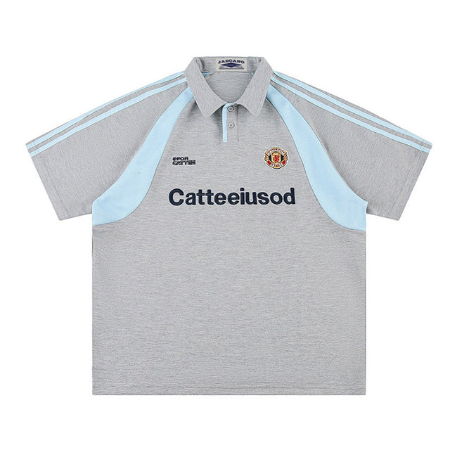 Colorblock polo short sleeves Hover Image