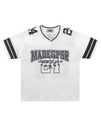 Spliced printed short sleeves