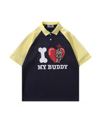 Cute puppy short sleeves