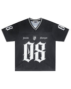 Sporty Digital Print Short Sleeve