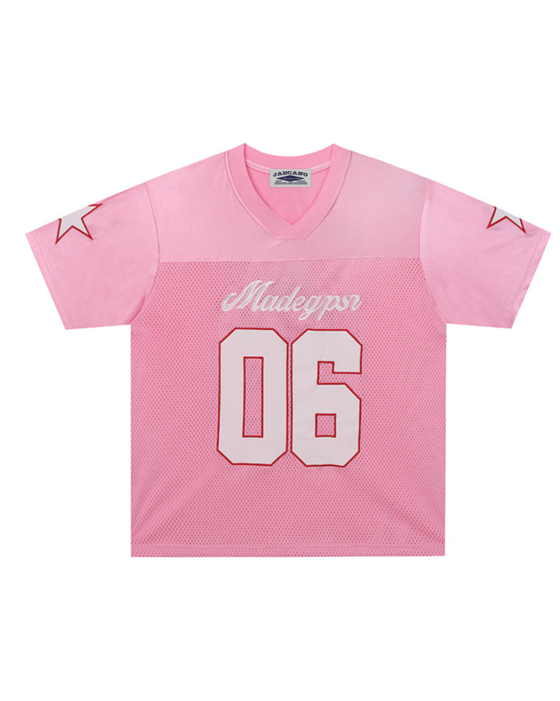 Embroidered casual short sleeves