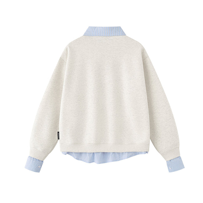 Bear embroidered two-piece sweatshirt Main Image
