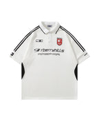 Spliced sports short sleeves