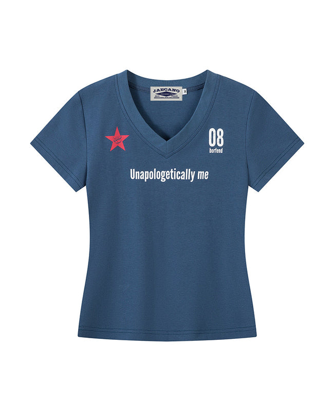 V-neck athletic t-shirt Main Image