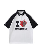 Cute puppy short sleeves