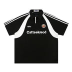 Colorblock polo short sleeves
