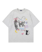 Retro casual short sleeves