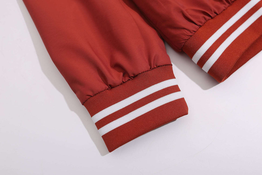 American retro letter long sleeves